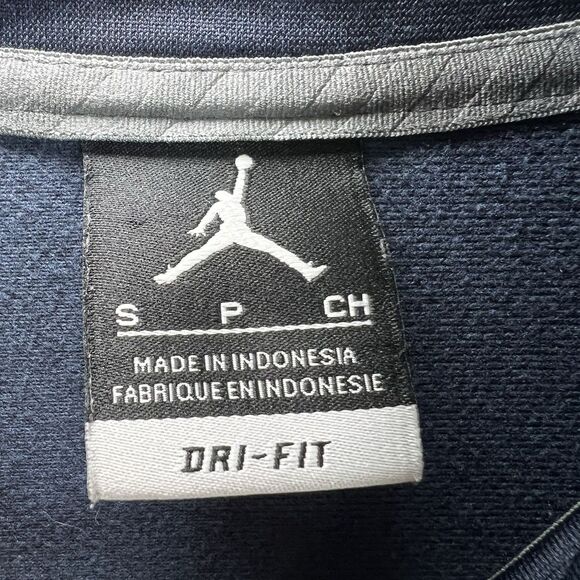 Michigan Wolverines Nike Air Jordan 1/4 Zip Pullover Mens Small Blue Block M - Picture 8 of 12